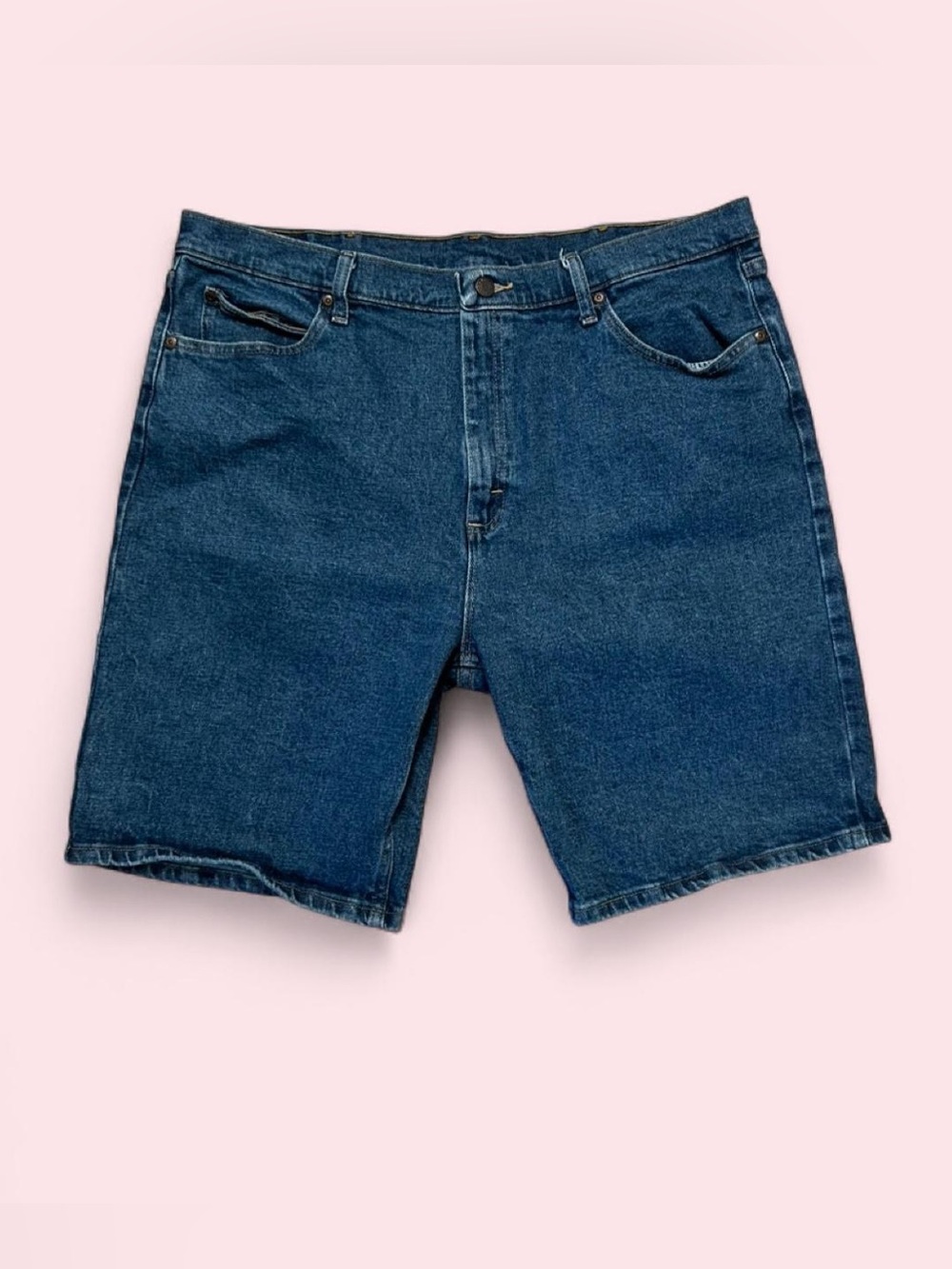 Wrangler Men's Dark Blue Denim Shorts